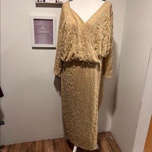ASOS sequin plus size dress NWT size 16